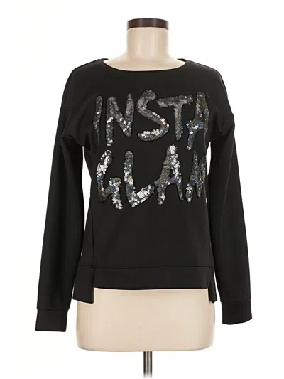 Pre-owned Juicy Couture Long Sleeve T-shirt In Black