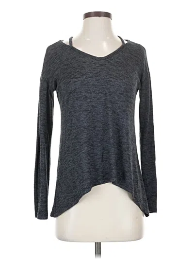 Pre-owned Juicy Couture Long Sleeve T-shirt In Gray