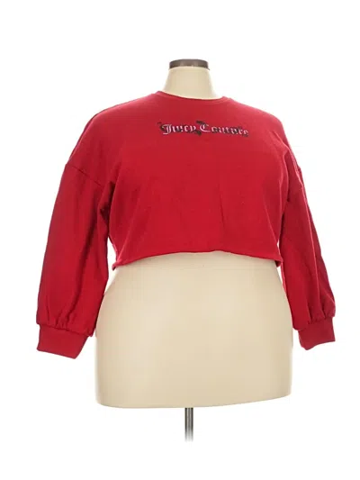 Pre-owned Juicy Couture Long Sleeve T-shirt In Red