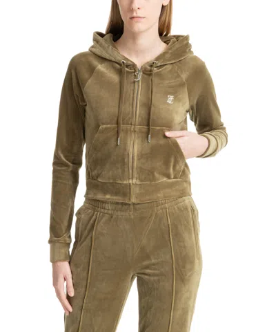 Juicy Couture Madison Hoodie In Green