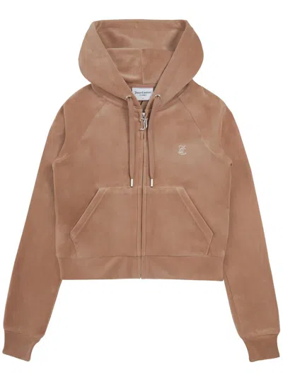 Juicy Couture Madison Hoodies Clothing In Brown