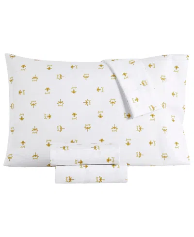 Juicy Couture Microfiber 3-pc. Sheet Set, Twin In Queen Bee