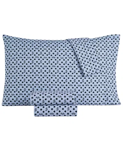 Juicy Couture Microfiber 4-pc. Sheet Set, Queen In Key Iconic