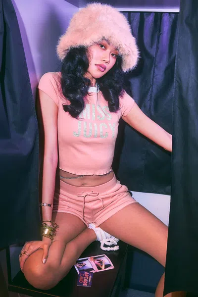 Juicy Couture Miss Juicy Baby Tee In Pink