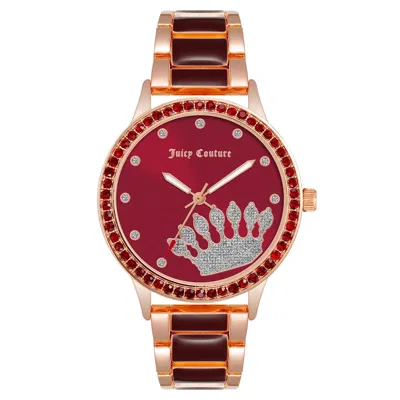 Juicy Couture Rose Gold Women Watch In Multicolor
