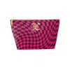 Juicy Couture Monogram Makeup Pouch In Multi