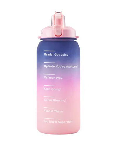 Juicy Couture "motivate" Fashion Water Bottle In Purple,hot Pink,pink