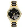 Juicy Couture Multicolor Metal Watch In Black