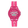 Juicy Couture Multicolor Synthetic Watch In Pink