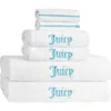 Juicy Couture Neon Border 6-piece Towel Set