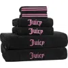 Juicy Couture Neon Border 6-piece Towel Set In Multi