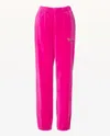 JUICY COUTURE OMBRE STUD JOGGERS TRACK PANTS IN RASPBERRY PINK