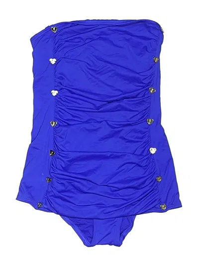 Pre-owned Juicy Couture One Piece Swimsuit In Blue