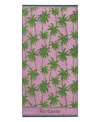 Juicy Couture Palm Trees Cotton Beach Towel, 36" X 72" In Palm Tree