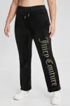 Juicy Couture Plus-size 30th Birthday Ombre Bling Pants In Black