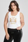 Juicy Couture Plus-size 30th Birthday Scottie Dogs Tank In White