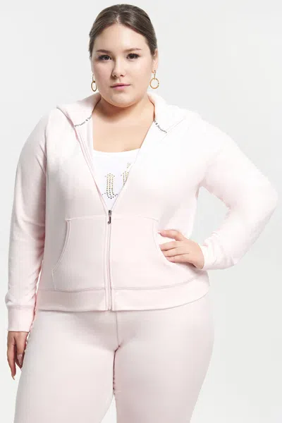 Juicy Couture Plus-size Classic Cotton Velour Hoodie