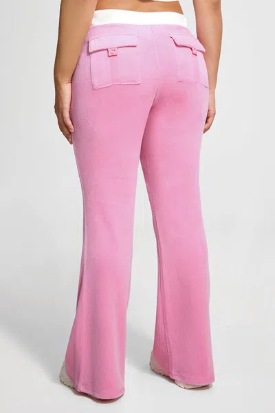 Juicy Couture Plus-size Hollywood Heritage Track Pants In Pink