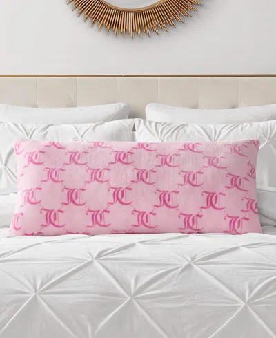 Juicy Couture Plush Body Pillow, 18" X 36" In Pink