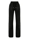 Juicy Couture Pocket-detail Drawstring Track Trousers In Black