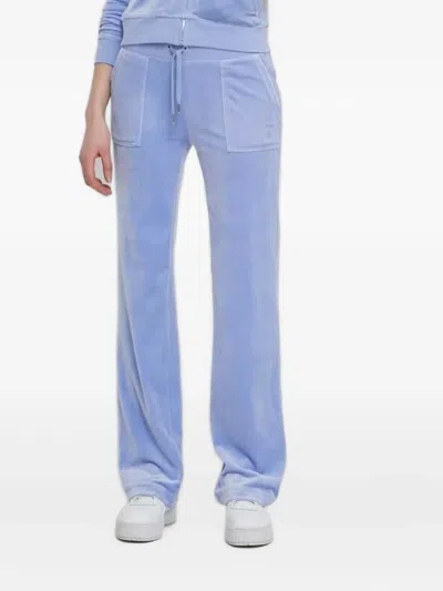 Juicy Couture Pocket-detail Trousers In Blue