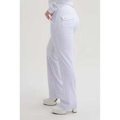 Juicy Couture Polyester Casual Women's Pants In White