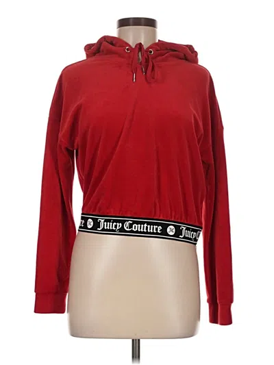 Pre-owned Juicy Couture Pullover Hoodie In Red