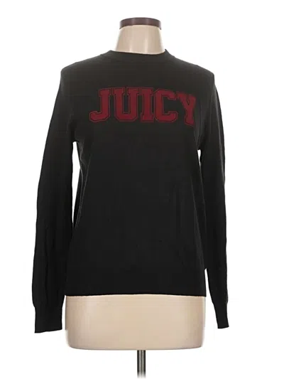Pre-owned Juicy Couture Pullover Sweater In Black