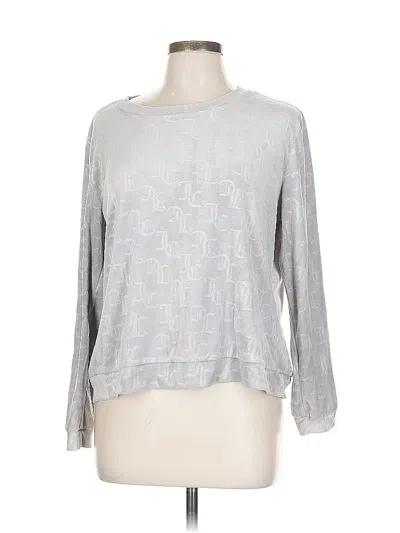 Pre-owned Juicy Couture Pullover Sweater In Gray