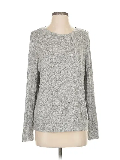 Pre-owned Juicy Couture Pullover Sweater In Gray