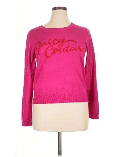 Juicy Couture Pullover Sweater In Pink
