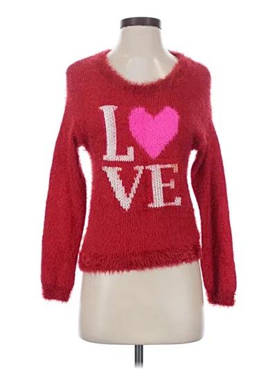 Pre-owned Juicy Couture Pullover Sweater In Red