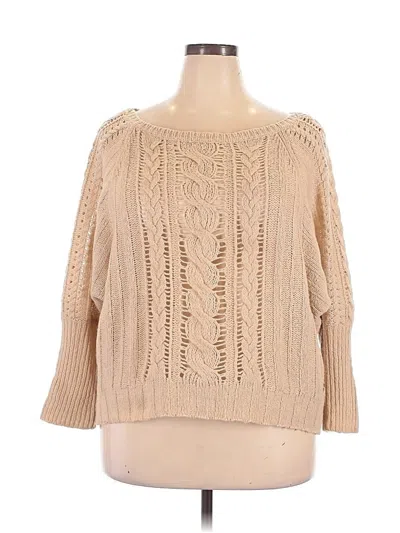 Pre-owned Juicy Couture Pullover Sweater In Tan