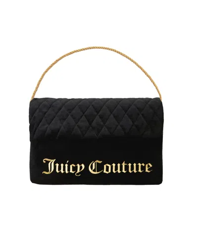 Juicy Couture Purse Shaped Decorative Pillow, 10" X 16" In Black