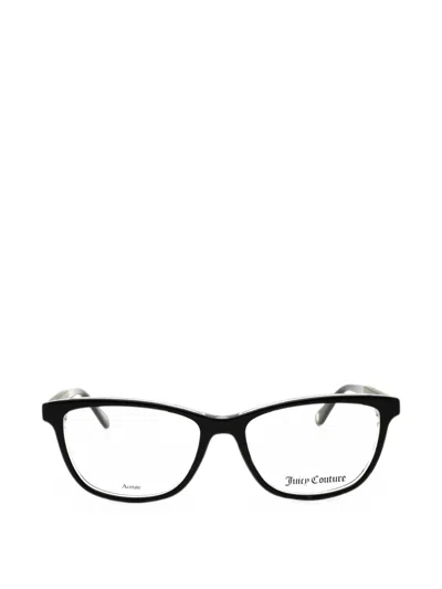 Juicy Couture Rectangle-frame Glasses In Black