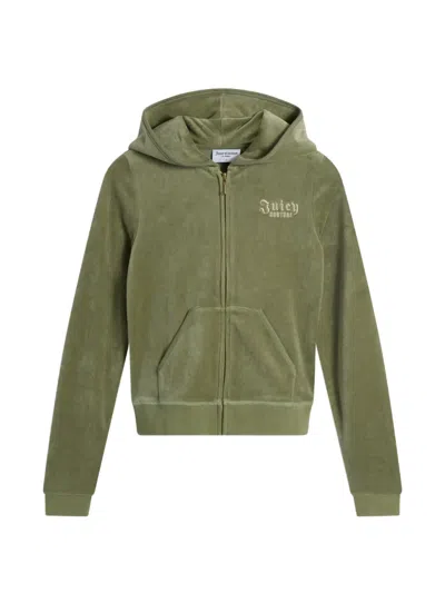Juicy Couture Regal Rebelle Robyn Hoodie In Green