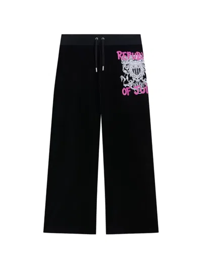 Juicy Couture Republic Of Jc Track Pants In Black