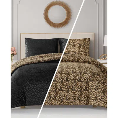 Juicy Couture Reversible Animal Print Comforter Set