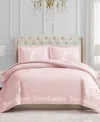 Juicy Couture Reversible Velvet Comforter Set, Full/queen In Marshmallow
