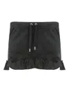 Juicy Couture Rhinestone-embellished Ruffled Skirt In Black