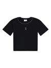 Juicy Couture Rhinestone-embellished T-shirt In Black