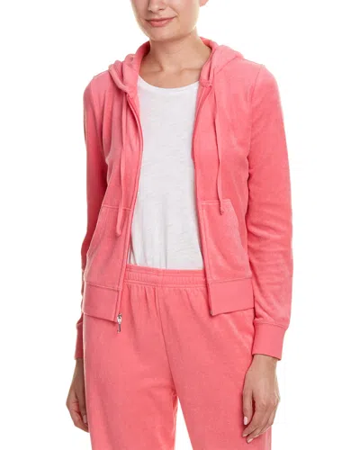 Juicy Couture Robertson Micro-terry Track Jacket In Pink