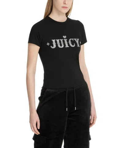 Juicy Couture Rodeo Ryder T-shirt In Black