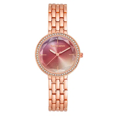 Juicy Couture Rose Gold Women Watch In Orange