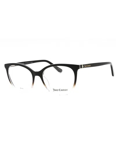 Juicy Couture Round Designer Eyeglasses For Women - Ju 235 Style In Black