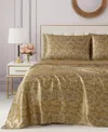 Juicy Couture Satin 4 Piece Sheet Set, Queen
