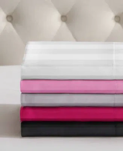 Juicy Couture Satin Damask 3 Pc. Sheet Set In Multi