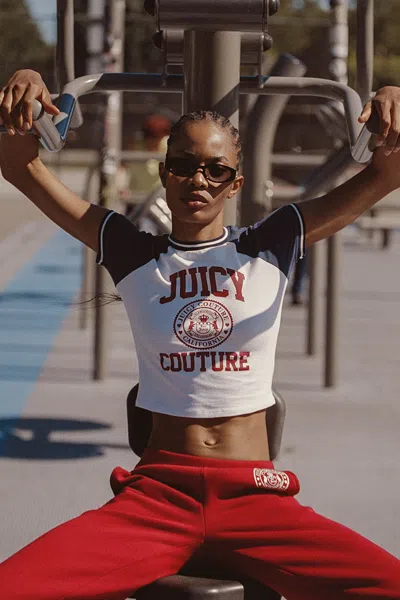Juicy Couture Scottie Baby Tee In White