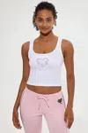 Juicy Couture Scottie Love Tank In White