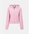 Juicy Couture Velour Capelet Hoodie In Pink